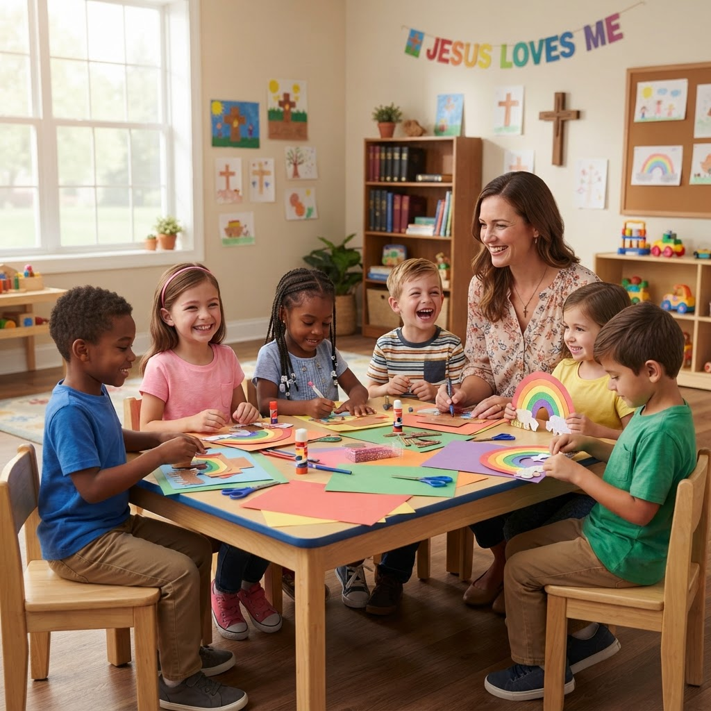 Children's ministry at Lake Villa UMC